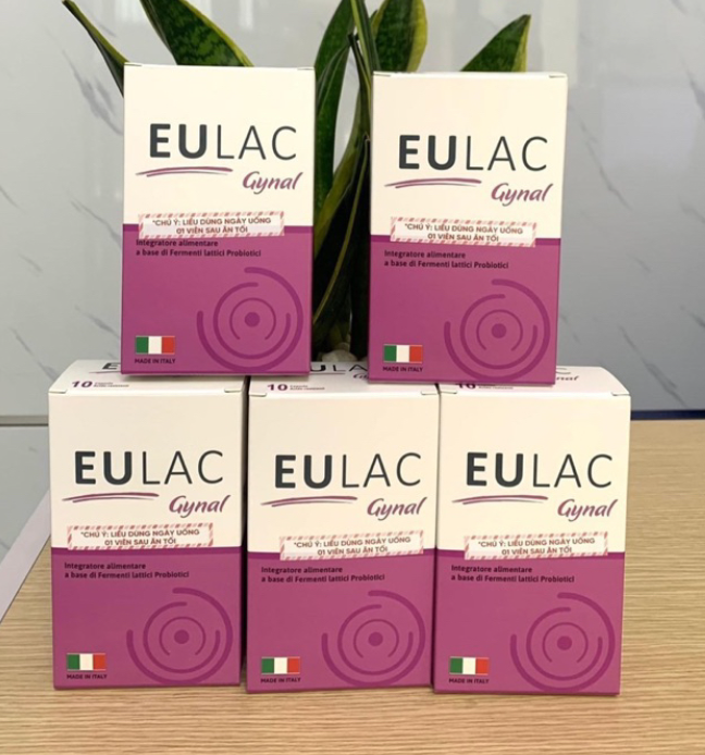 Men phụ khoa Eulac - Hỗ trợ ngừa nấm ngứa, viêm nhiễm phụ khoa hộp 10 viên